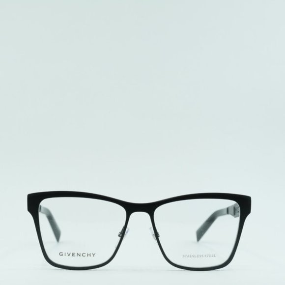 💯 NEW GIVENCHY GV0157 00300 MATTE BLACK EYEGLASSES - Picture 2 of 8